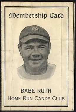 1928 Home Run Candy Club Ruth